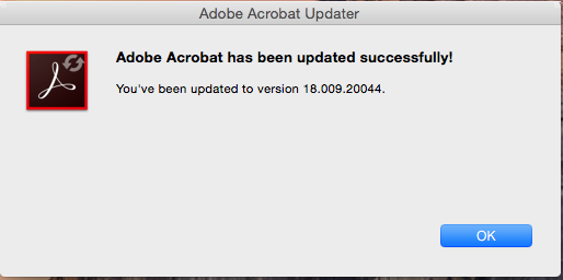 adobe reader upgrade for mac